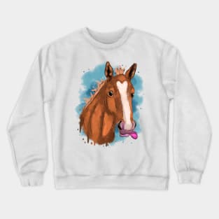 Cute foal Crewneck Sweatshirt